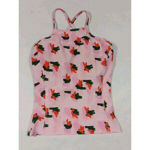 Albion Fit Switchback Smudge Tankini Swim Top